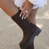 Botas Chelsea Suedine - Marrón