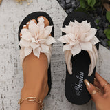 Alejandra | Sandalias con flor elegante