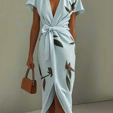 Vestido Envolvente Elegante
