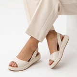 Claudia – Sandalias planas con plantilla anatómica