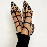 Franca | Zapatos de tacón con tira de leopardo