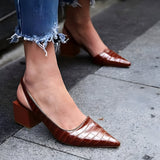 Graziella | Zapatos de tacón con puntera ancha