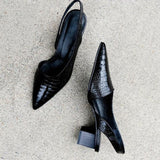 Graziella | Zapatos de tacón con puntera ancha