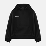 Sudadera oversize con capucha Made in Hell – Negro
