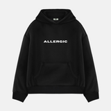 Sudadera oversize con capucha Allergic – Negro