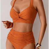 Daniela | Bikini drapeado de ajuste cómodo