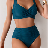 Daniela | Bikini drapeado de ajuste cómodo