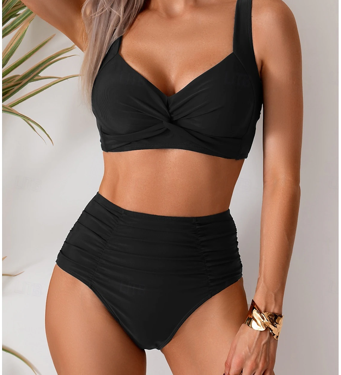Daniela | Bikini drapeado de ajuste cómodo