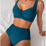 Daniela | Bikini drapeado de ajuste cómodo