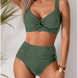 Daniela | Bikini drapeado de ajuste cómodo