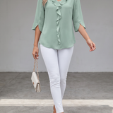 Annemiek | Blusa Casual con Corte Suelto y Estilo Sofisticado