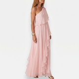 Leonor | Vestido asimétrico con volantes
