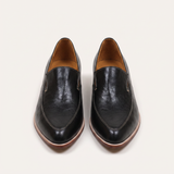 Sofía | Mocasines negros con diseño patchwork
