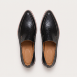 Sofía | Mocasines negros con diseño patchwork