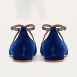 Noelia | Mocasines chic azul marino