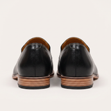 Sofía | Mocasines negros con diseño patchwork