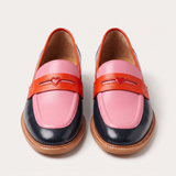 Alicia | Mocasines casuales con contraste