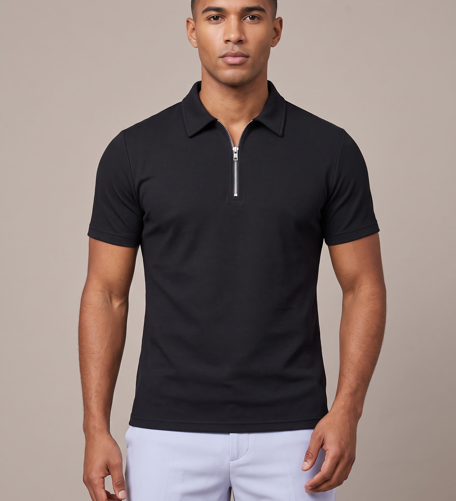 Evan | Polo con Cremallera