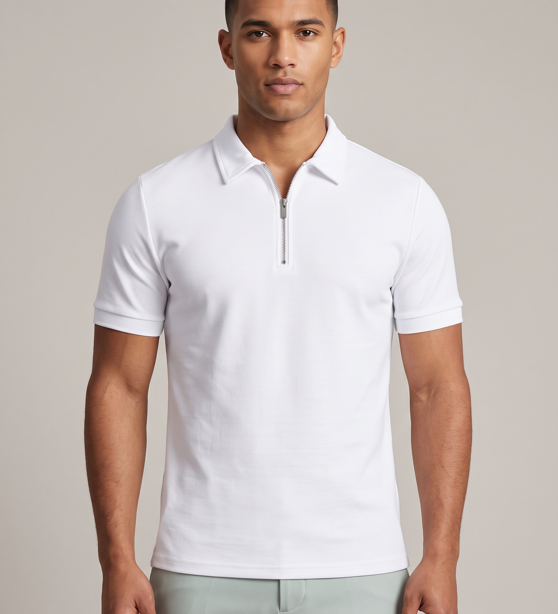 Evan | Polo con Cremallera