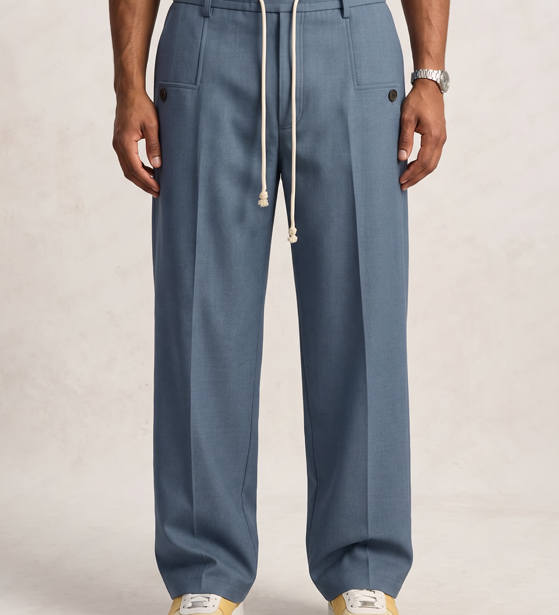 Victor | Pantalón Elegante con Cordón Ajustable