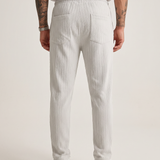 Pantalón estructurado de corte holgado – Gris