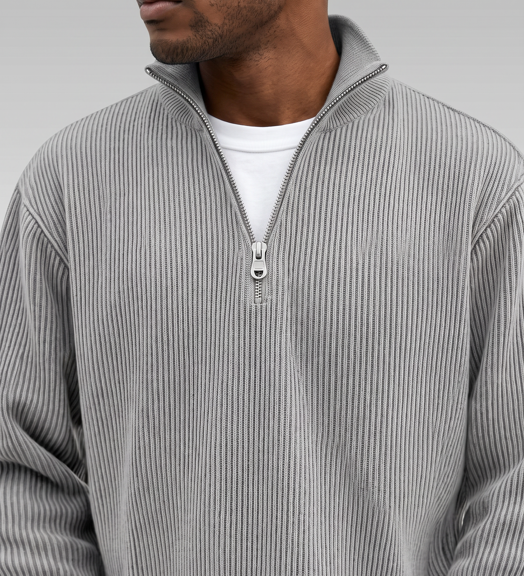 Tom | Jersey Ligero con Cuello de Cremallera