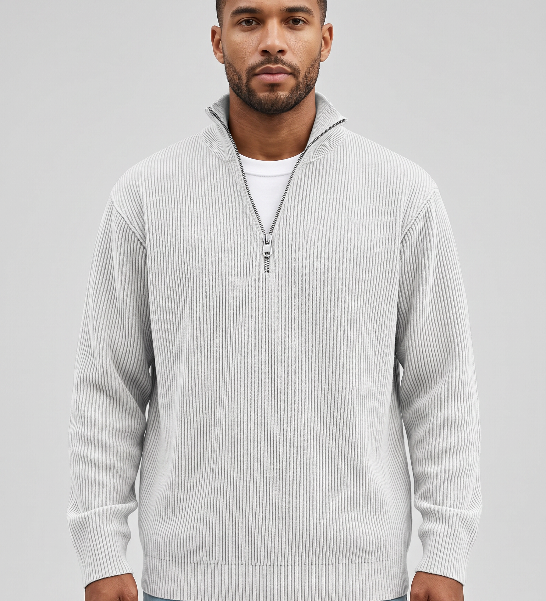 Tom | Jersey Ligero con Cuello de Cremallera