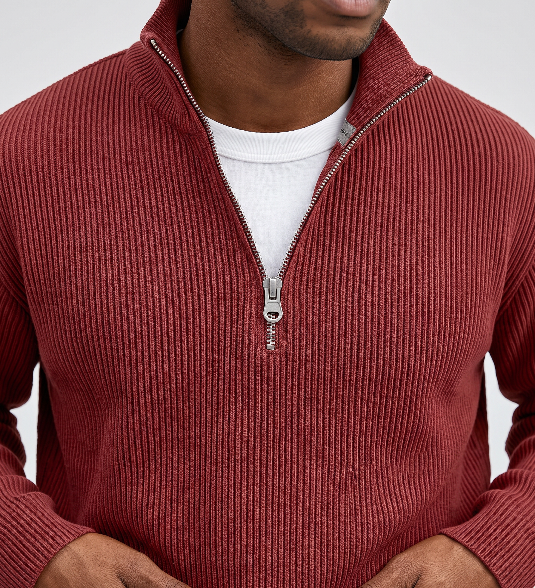 Tom | Jersey Ligero con Cuello de Cremallera