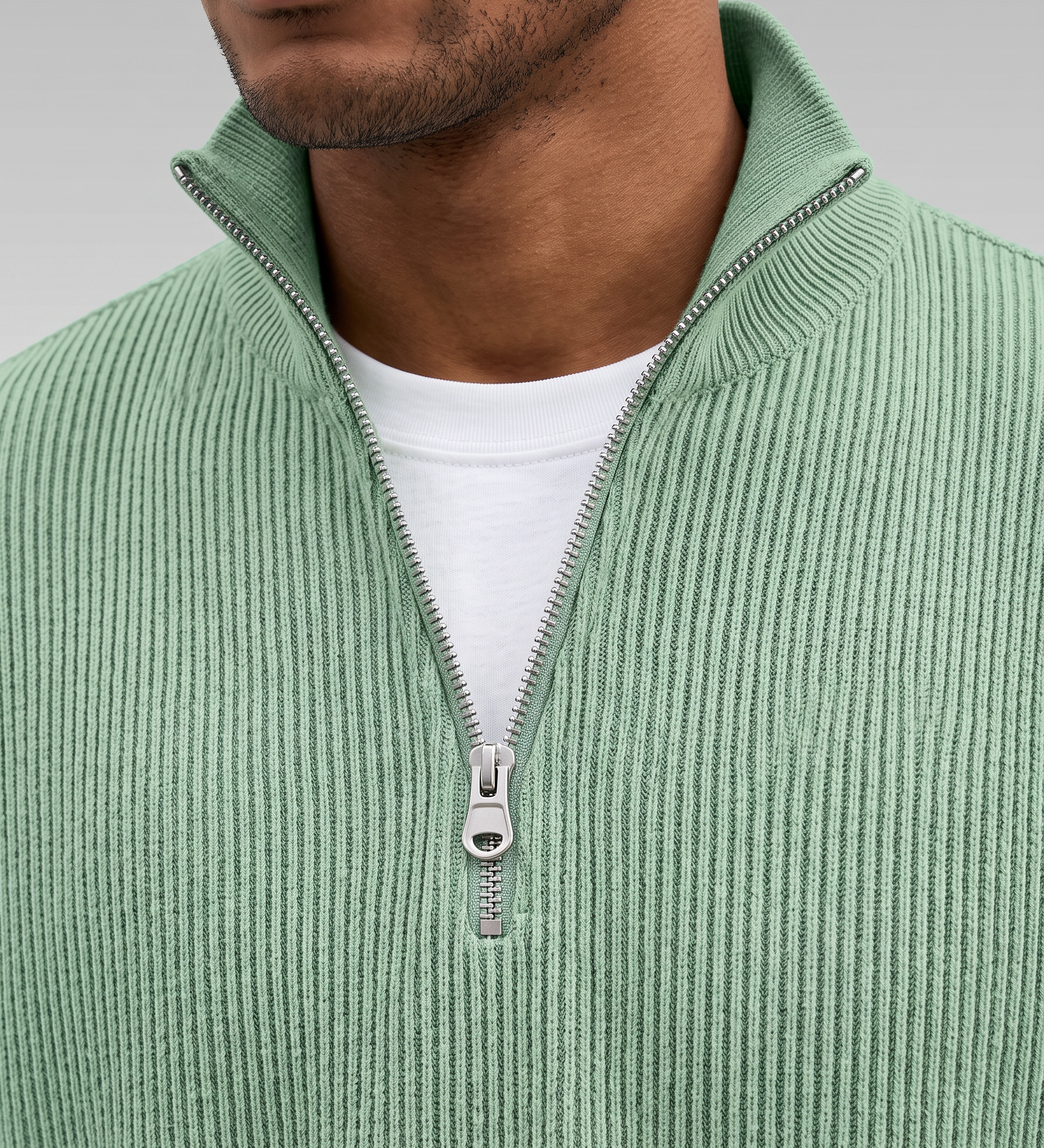 Tom | Jersey Ligero con Cuello de Cremallera