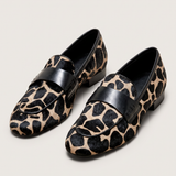 Lola | Mocasines con estampado de leopardo