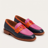 Alicia | Mocasines casuales con contraste