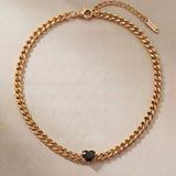 Collar Corazón Dorado