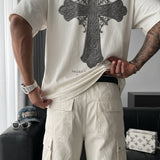 Camiseta oversize Cross – Crudo