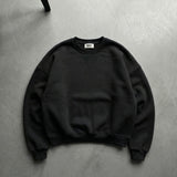 Sudadera básica oversize – Negro