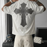 Camiseta oversize Cross – Crudo
