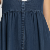 Vestido Maxi Vaquero Lavado de Tirantes