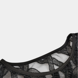 Vestido Talla Grande con Mangas de Encaje